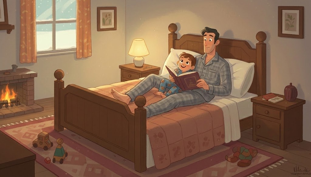 잠옷입은 아들 과아버지.jpg