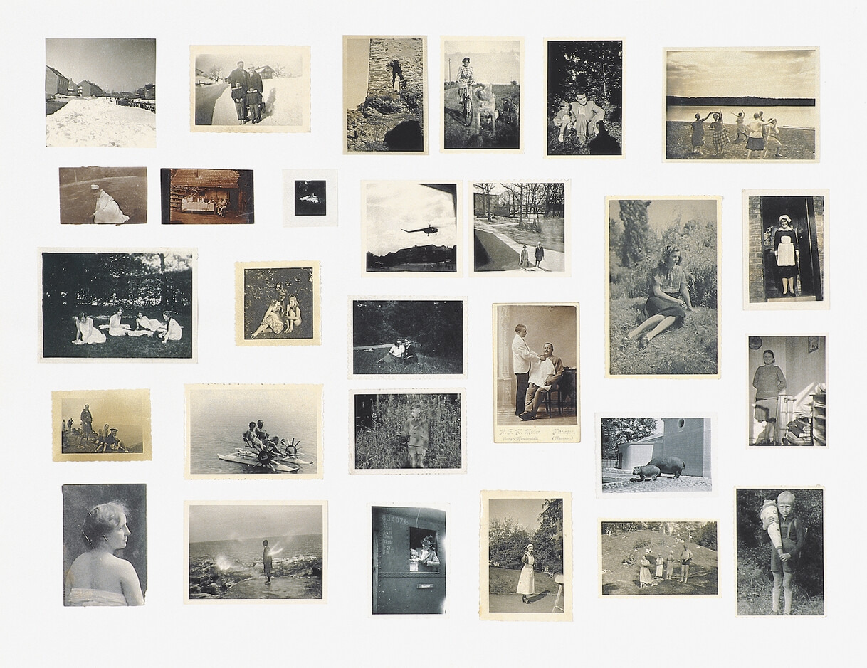 Album photos (sheet 1) from the series Atlas, by Gerhard Richter. 1962–66. Collaged photographs, 51.7 by 66.7 cm. (© The artist; Lenbachhaus, Munich)..jpg