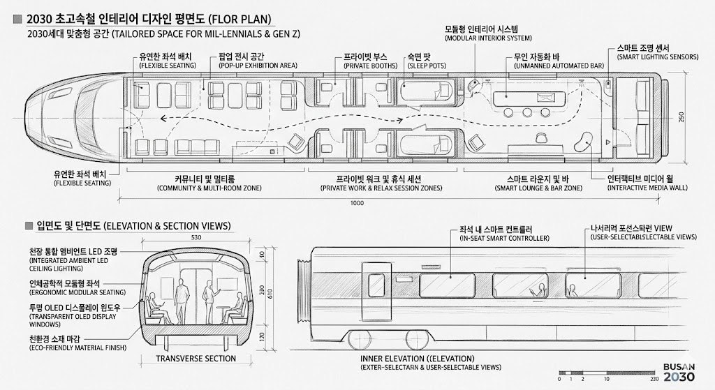 9-000-2030 초고속철 인테리어 디자인 계획 평면도 및 입면도.jpg