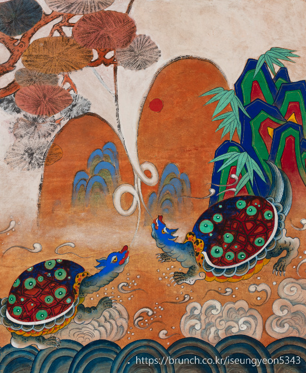 2.천년의 약속, 옻지, 분채등,  54x65cm,대서초행정실장 이승연 - 복사본.jpg