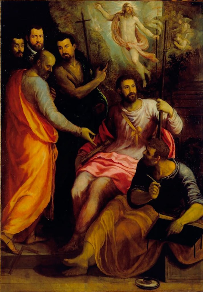 Giuseppe Porta Salviati, Resurrected Christ with Saints and Donors, Santi Giovanni e Paolo.jpg