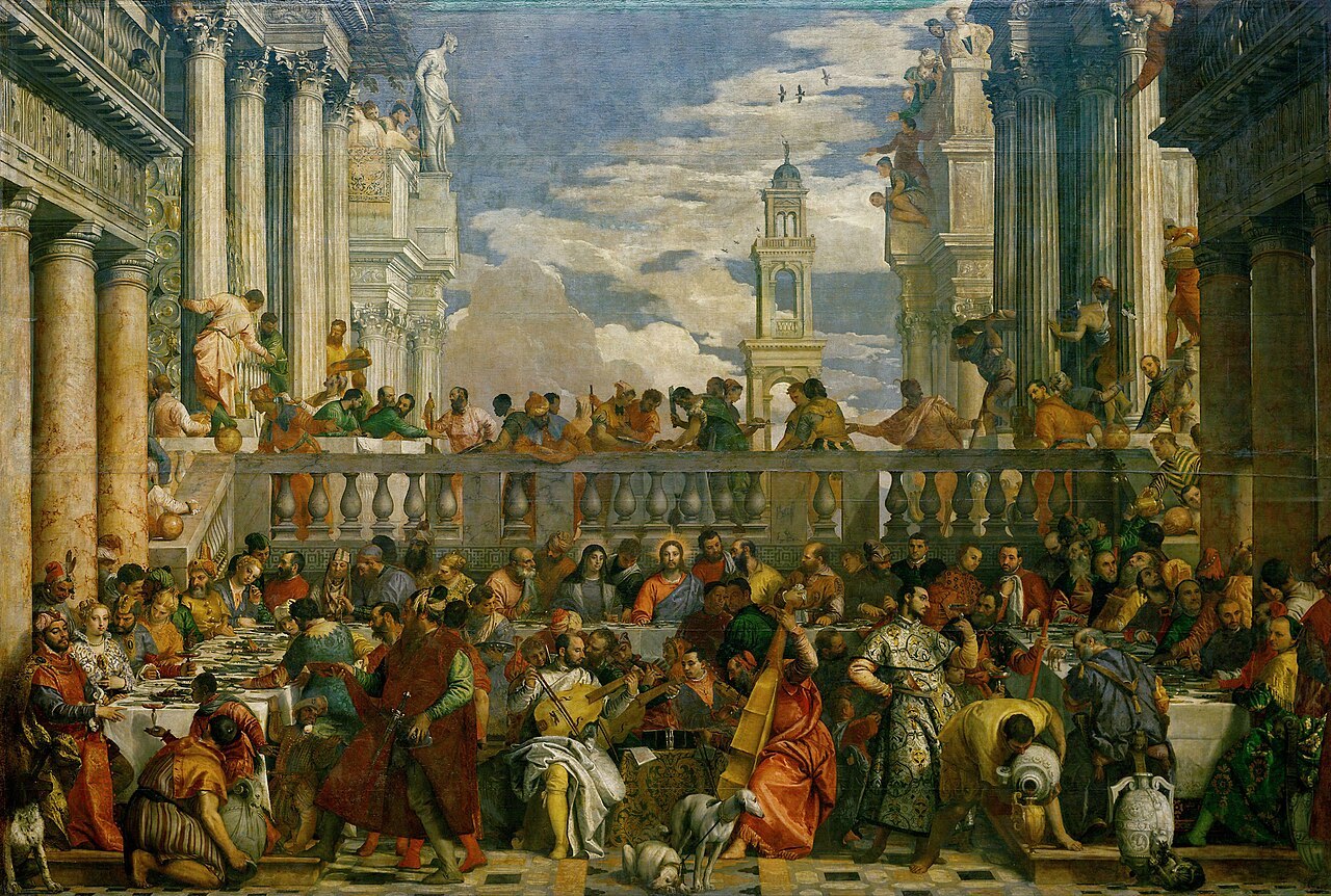 Louvre Museum restored The Wedding Feast at Cana.jpg