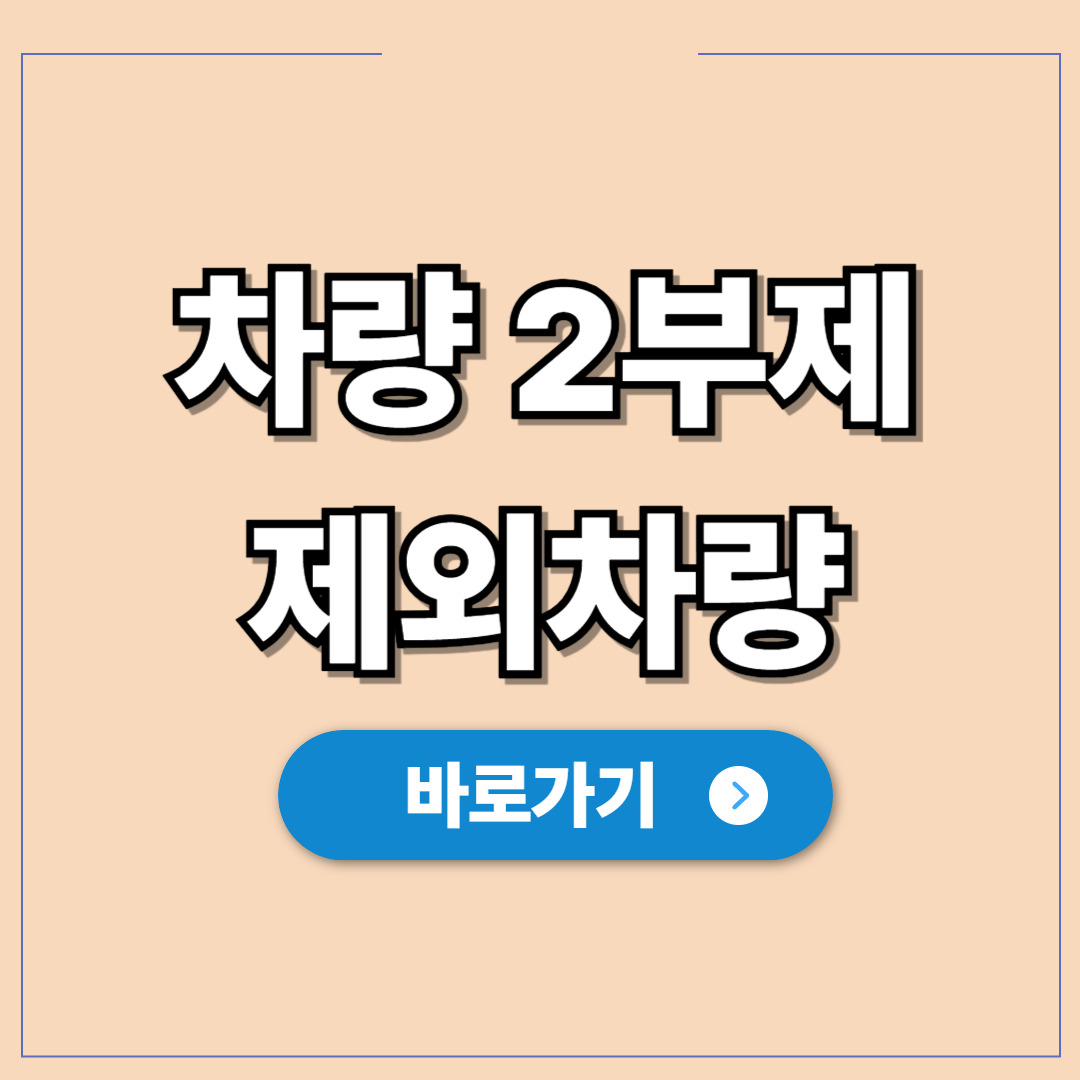 공공기관 차량 2부제 제외차량, 내 차는 통과 회차.jpg
