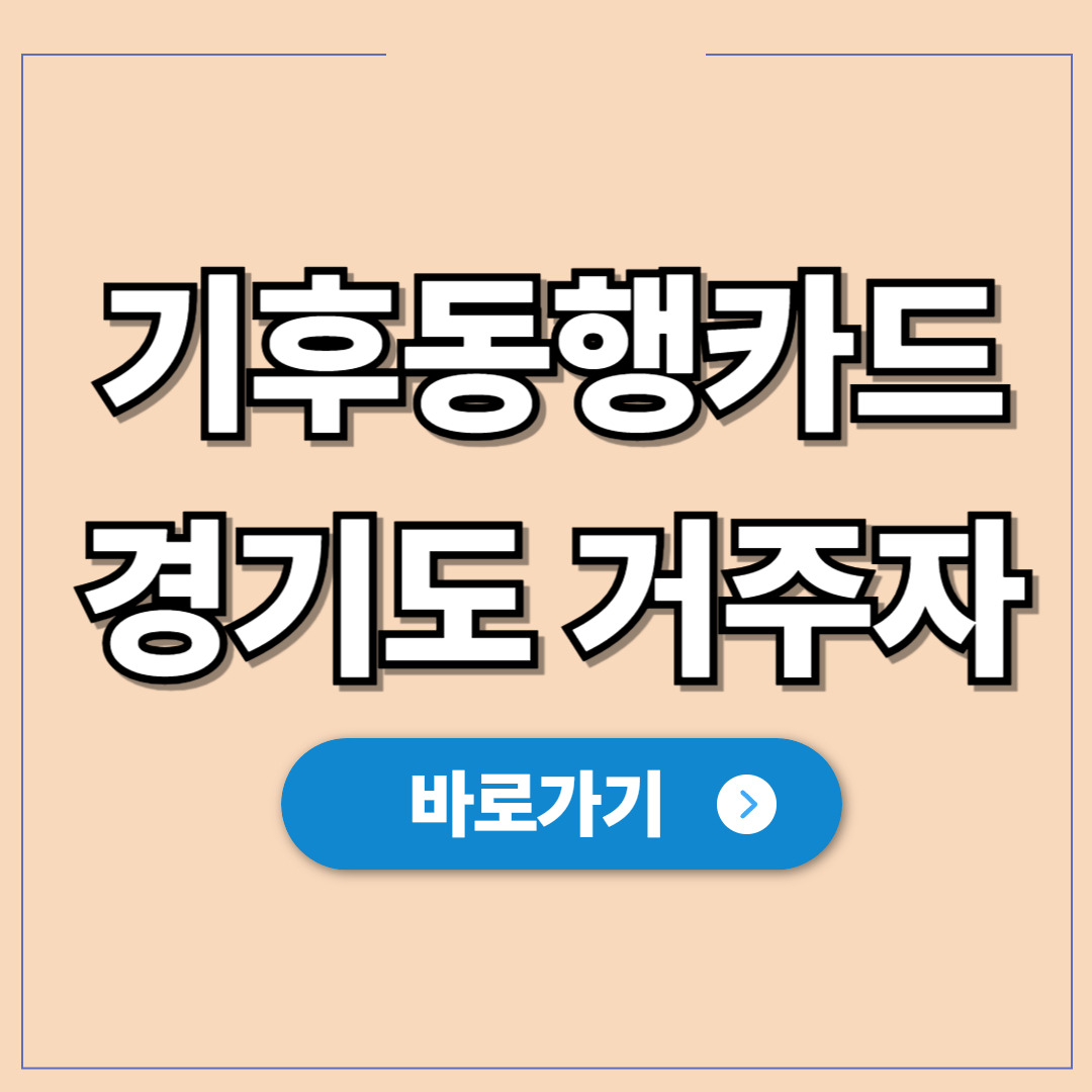 경기도 거주자를 위한 기후동행카드 이용 범위 혜택.jpg