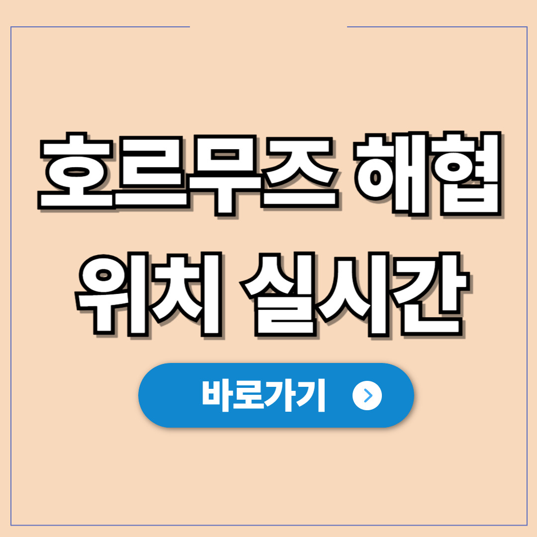 호르무즈 해협 위치 실시간 유조선 위치 파악하기.jpg