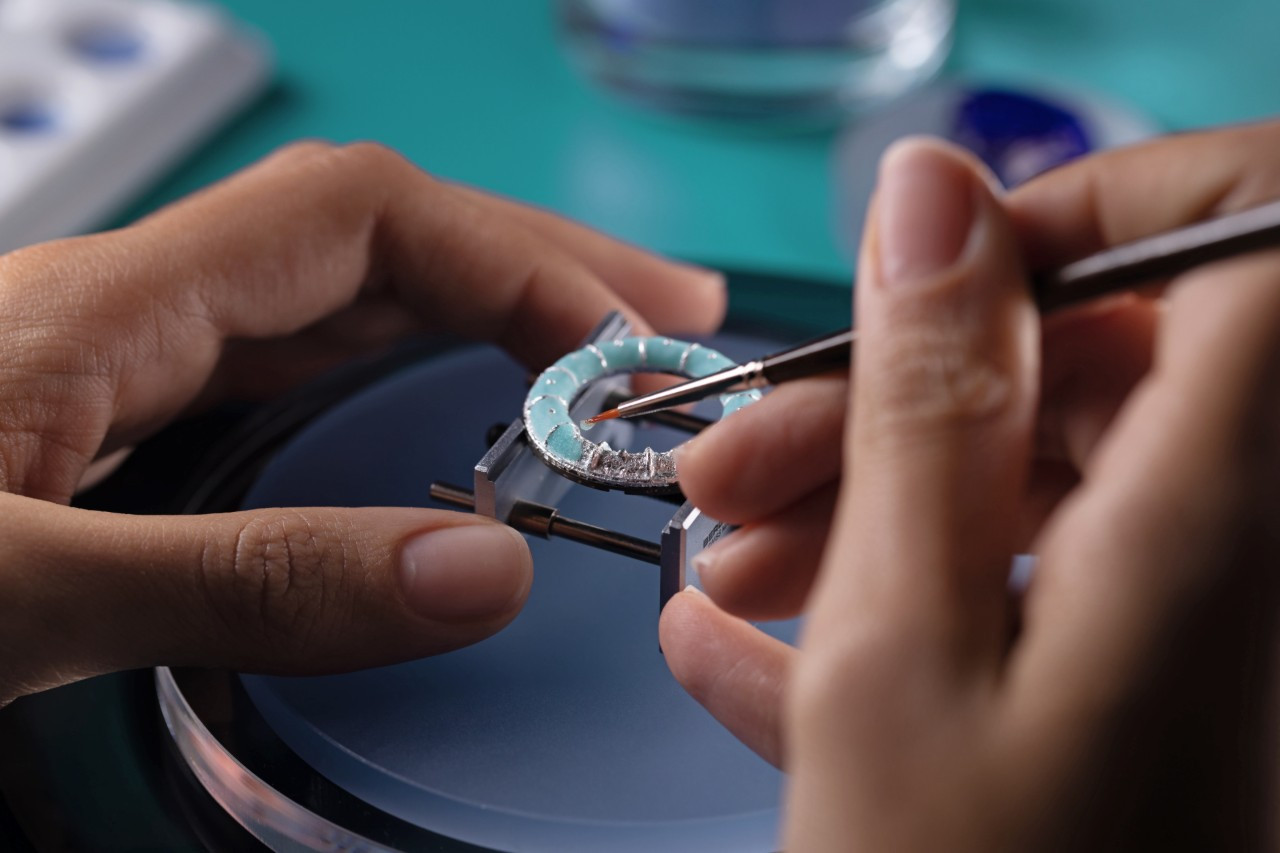 회전 링의 에나멜 처리 과정..jpg