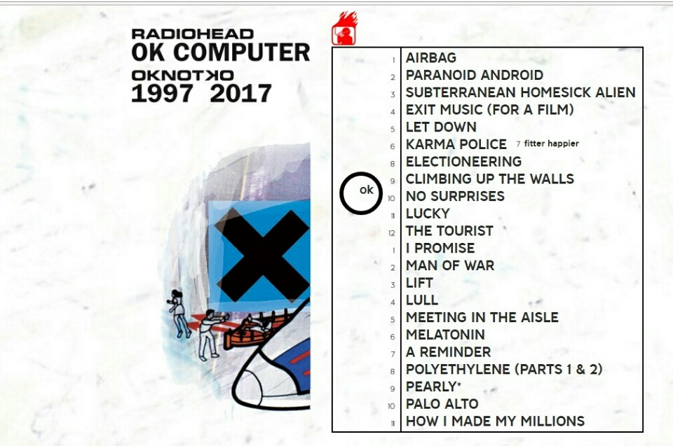 OK COMPUTER, 20주년을 기념하다.