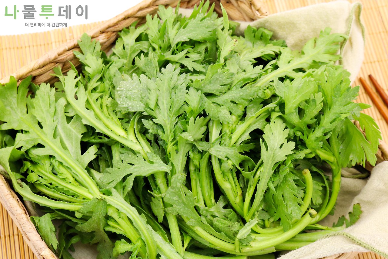 8월 제철 나물 | 쑥갓