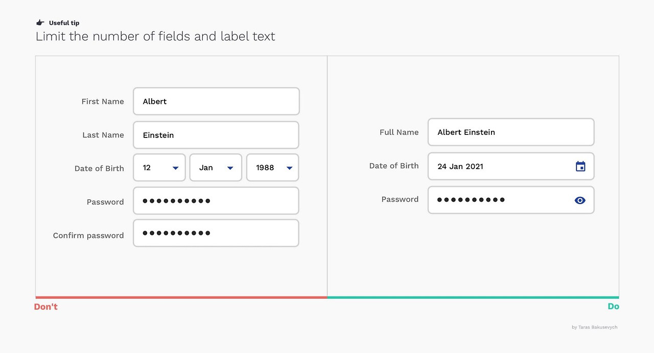 UI 디자인 가이드 : Text Field & Form