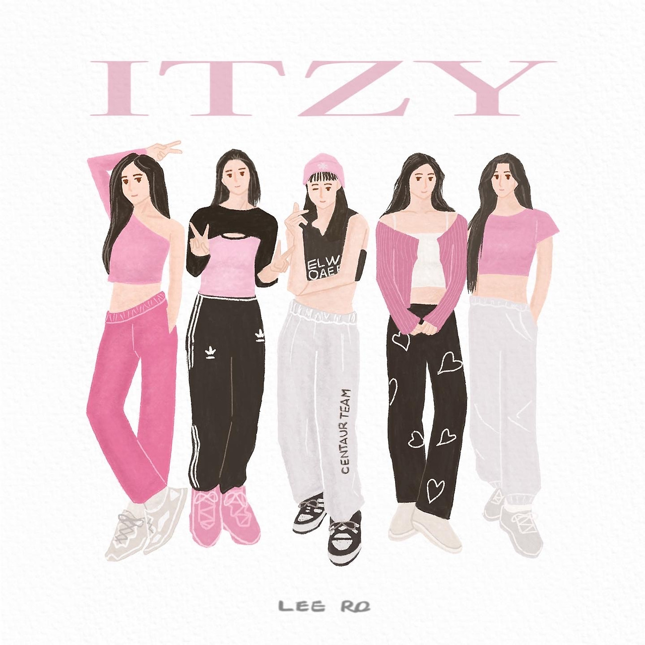 itzy 일러스트