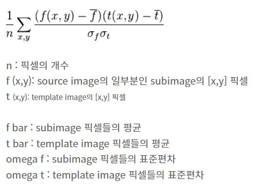 템플릿으로 비교해서 더 빨리 인식한다.