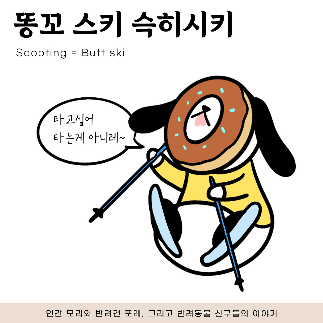 똥꼬 스키 타는 이유
