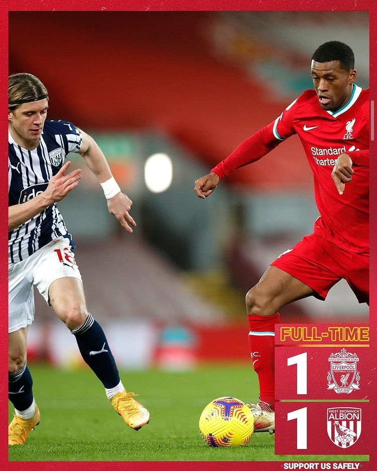 [20/21 EPL 15R] 리버풀 vs WBA