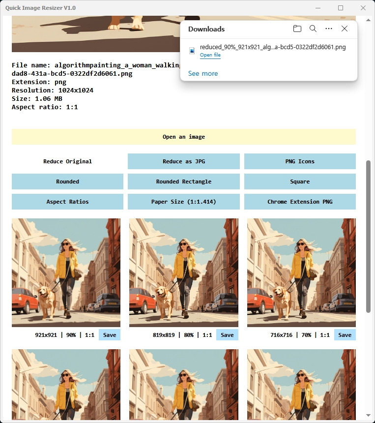 Quick Image Resizer V1.0