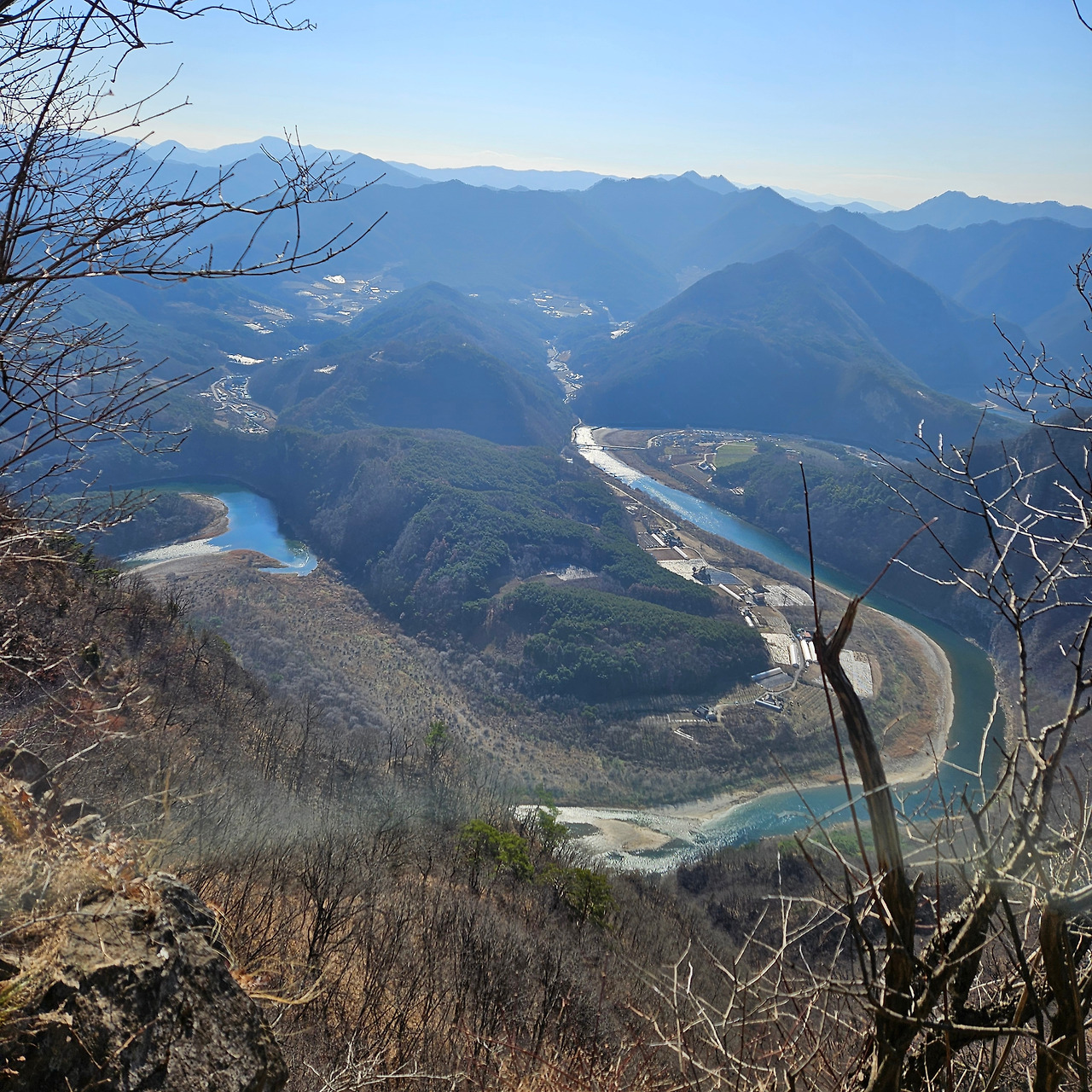 정선의 백운산을 가다