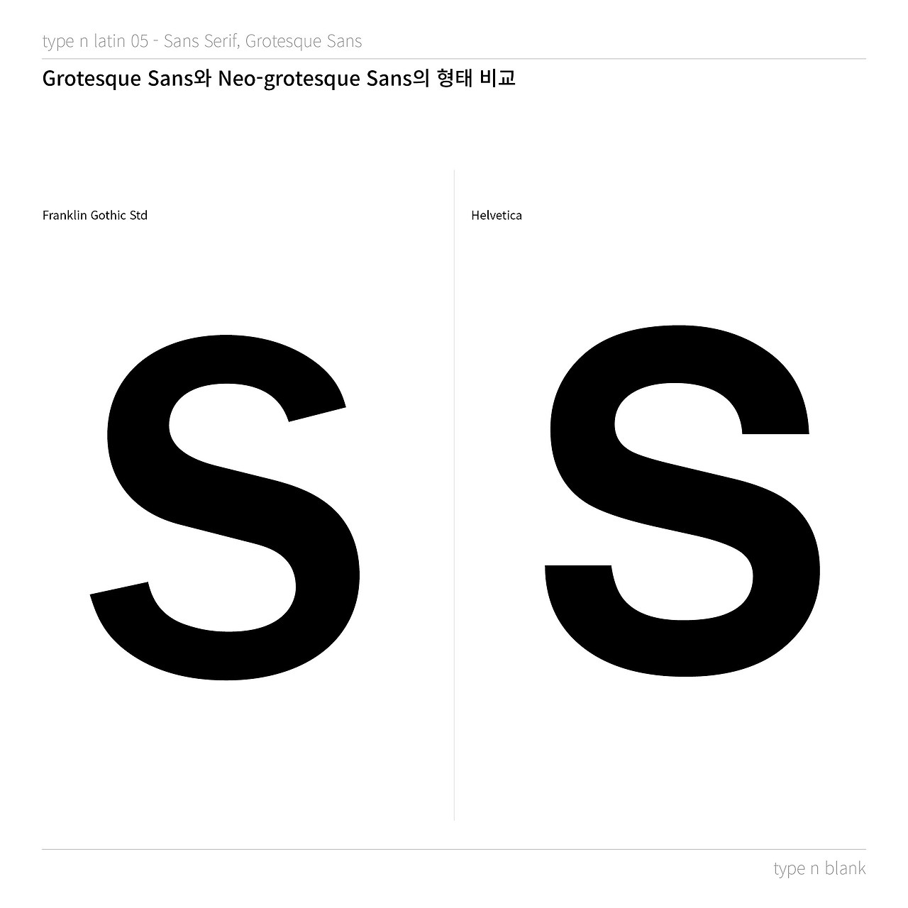 12화 그로테스크 산스 - Grotesque Sans