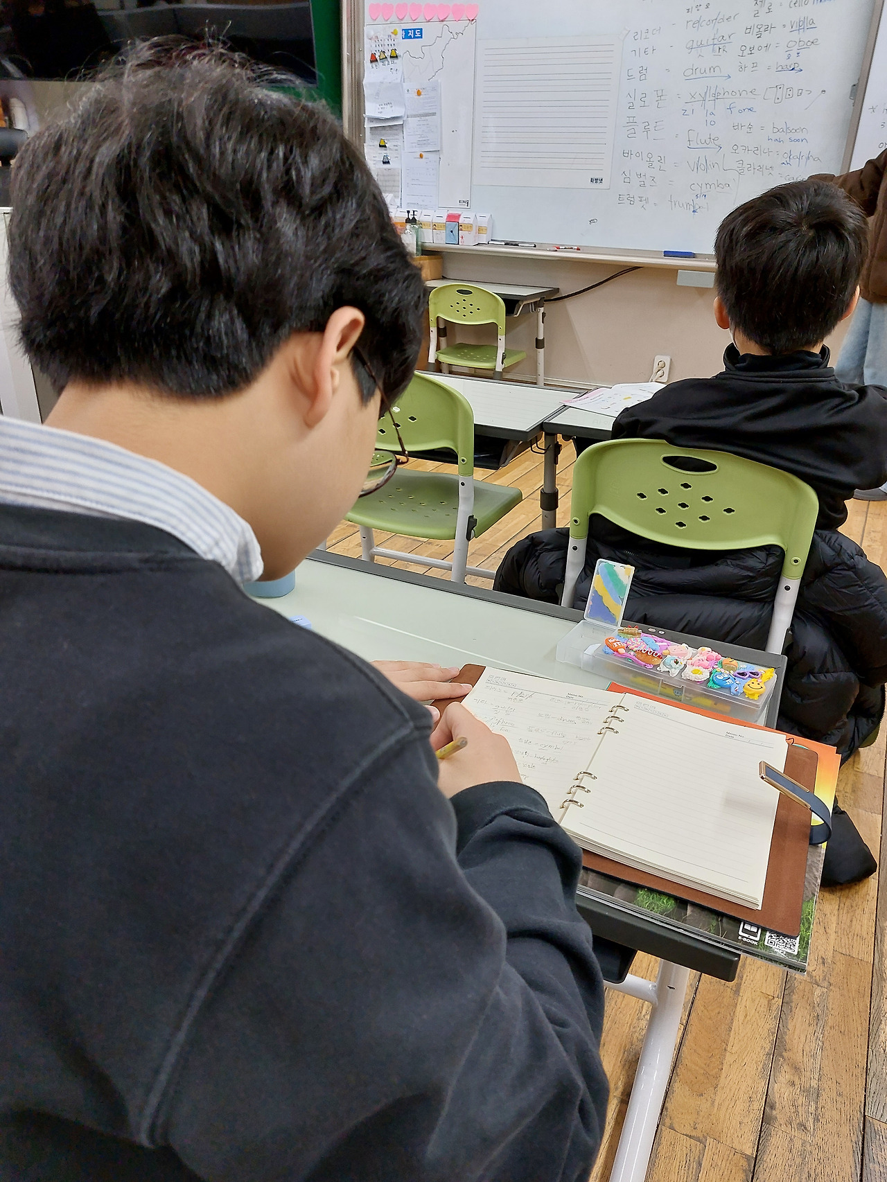 오늘은 우리가 일일 한글선생님