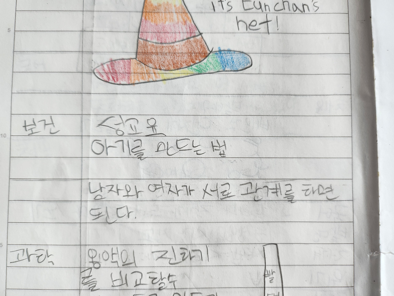 무슨 뜻인지는 아니?