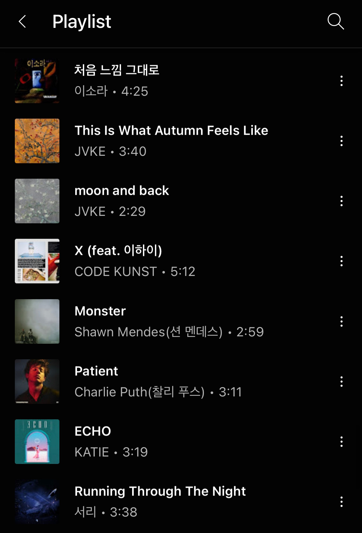 Recent Playlist