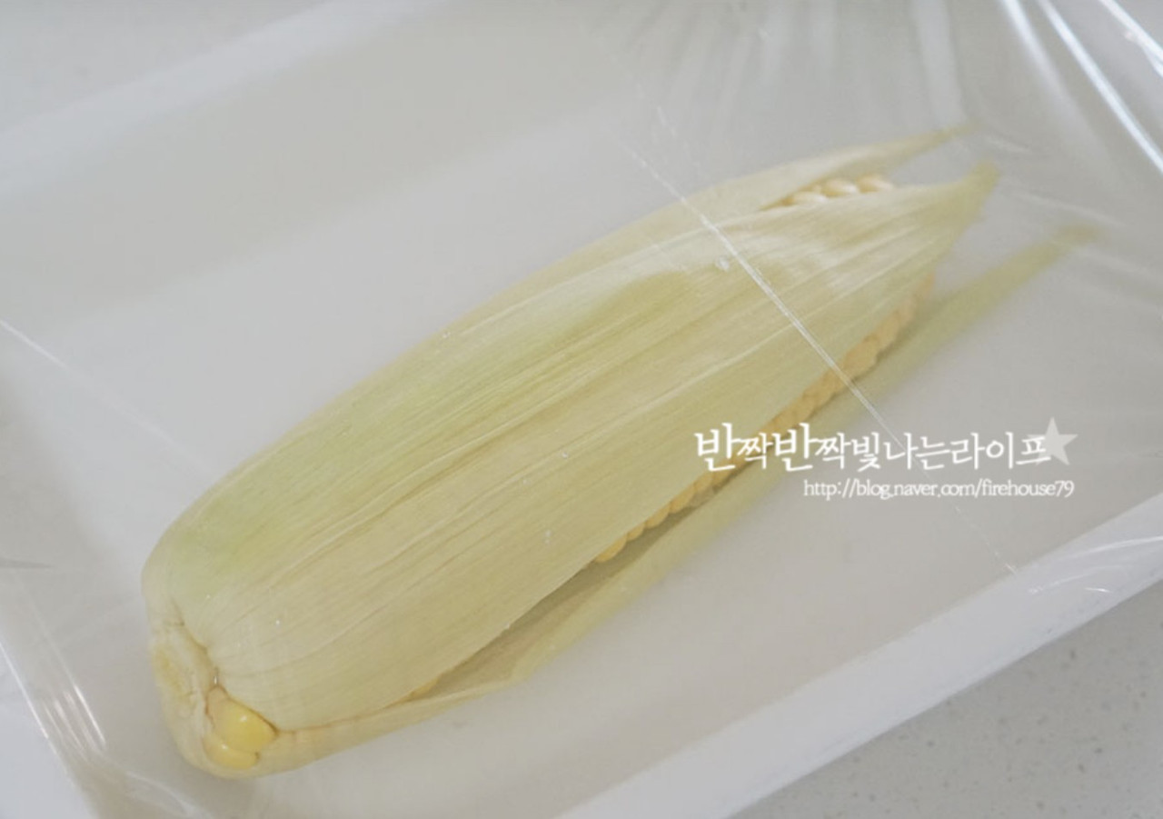 전자렌지 초당옥수수 찌기