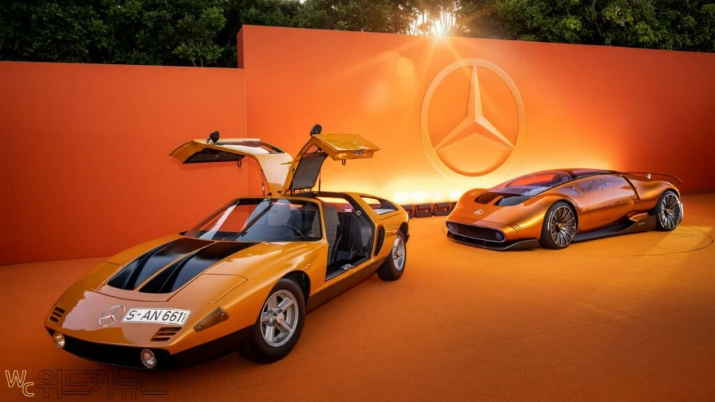 "이것이 미래형 전기차다" 벤츠 비전 원-일레븐 컨셉카