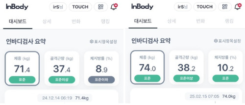 직장인 바프 촬영 두 달 후, 어떤 몸 상태일까?