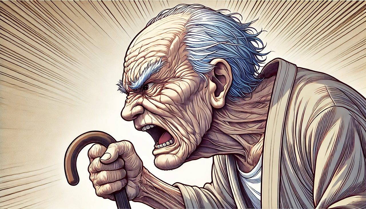 DALL·E 2024-06-24 14.04.14 - A close-up illustration of an elderly Korean man over 80 years old with a heavily hunched back, appearing very old and wrinkled. He has a wrinkled, ba.png