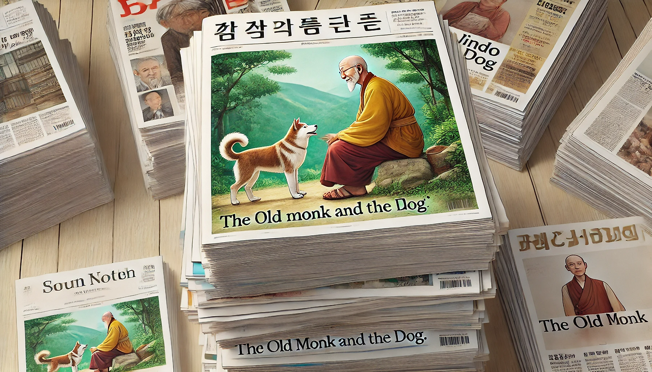 DALL·E 2024-06-24 11.34.43 - An illustration of piles of English-language newspapers and magazines stacked together in a casual, somewhat untidy manner. The topmost newspaper feat.png