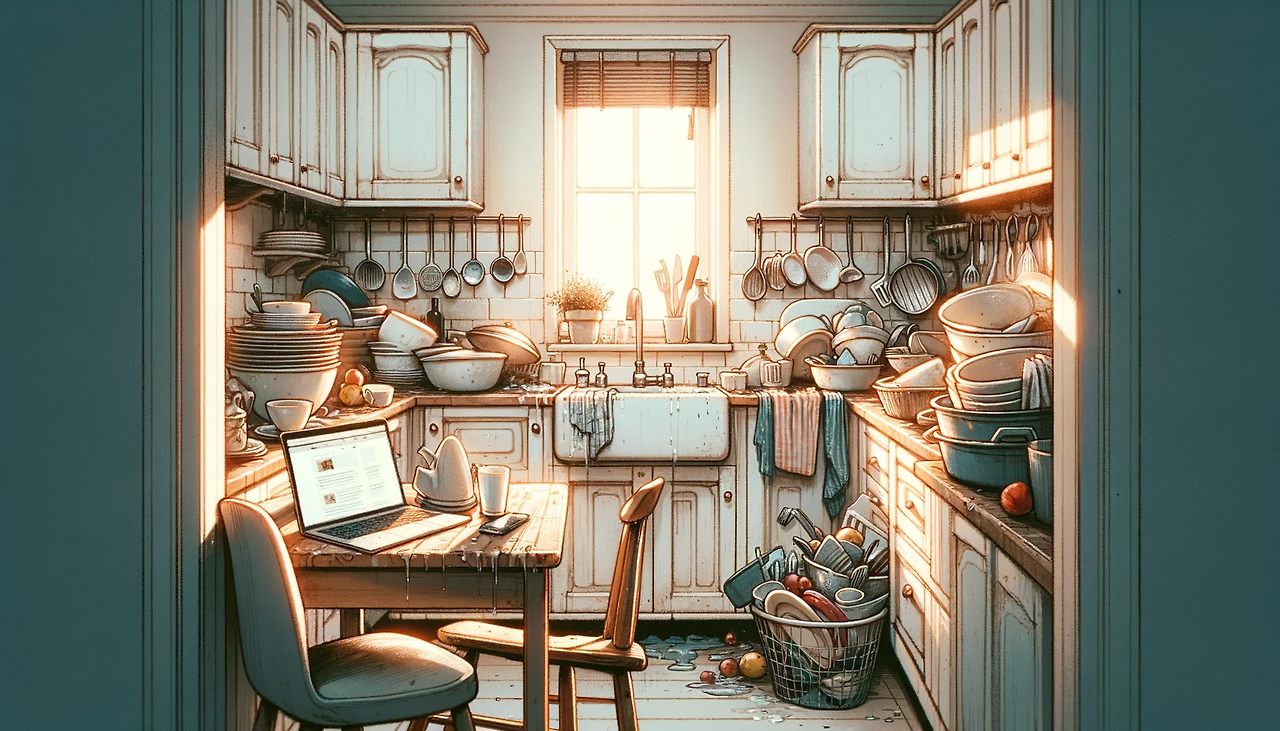 DALL·E 2024-06-07 14.58.10 - A cozy kitchen scene in a 16_9 aspect ratio with some white space around the edges. The kitchen is softly lit, creating a warm and inviting atmosphere.png