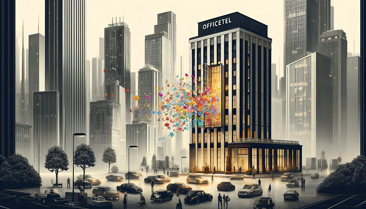 DALL·E 2024-06-06 13.17.43 - A sophisticated and stylish illustration with a touch of mystery. The scene depicts a bustling cityscape with numerous sleek buildings, cars, and peop.png