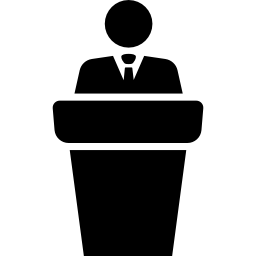 아티스트가 디자인한 사업가 발표자 종의 무료 아이콘.png
