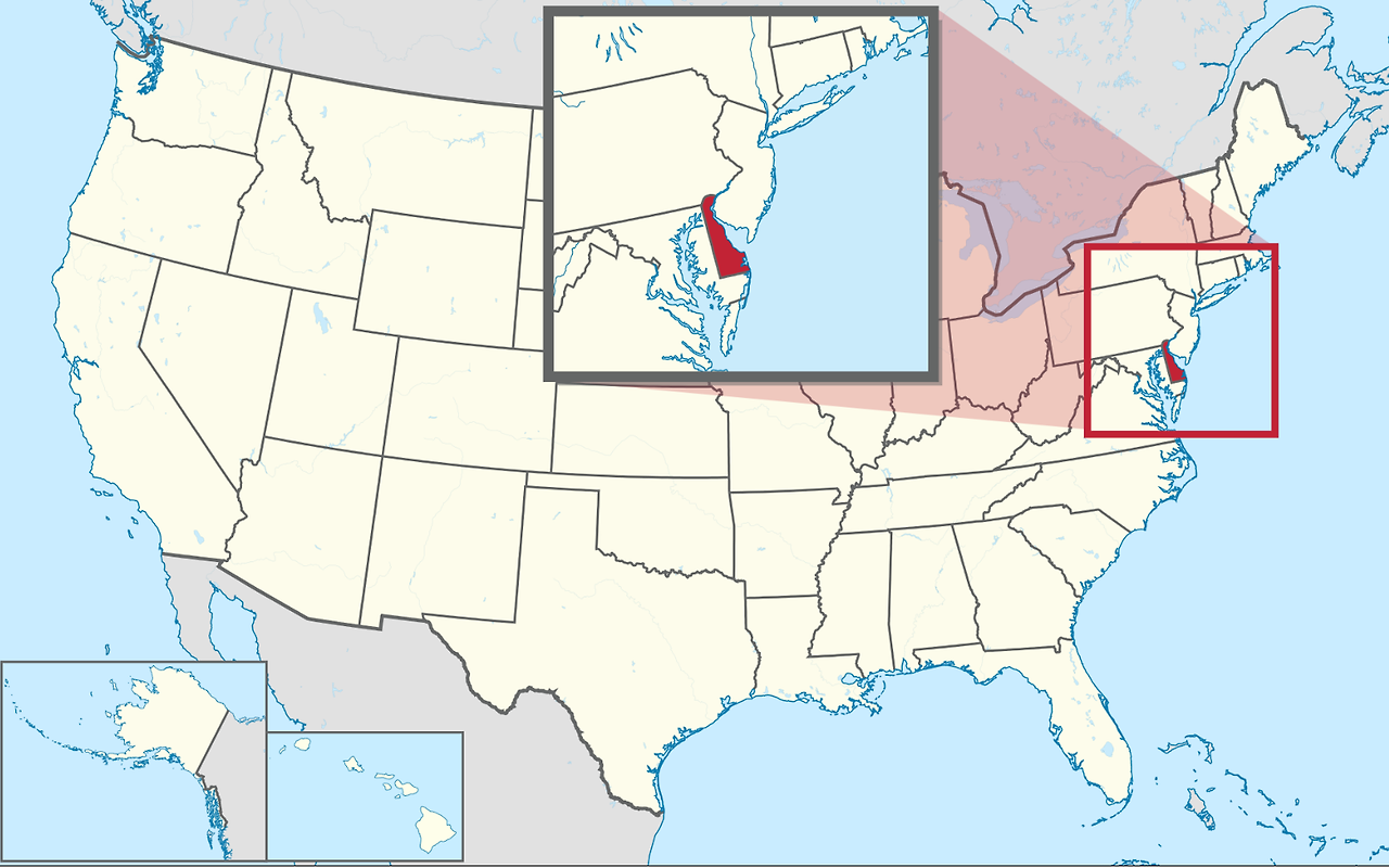 델라웨어 (Delaware: DE)