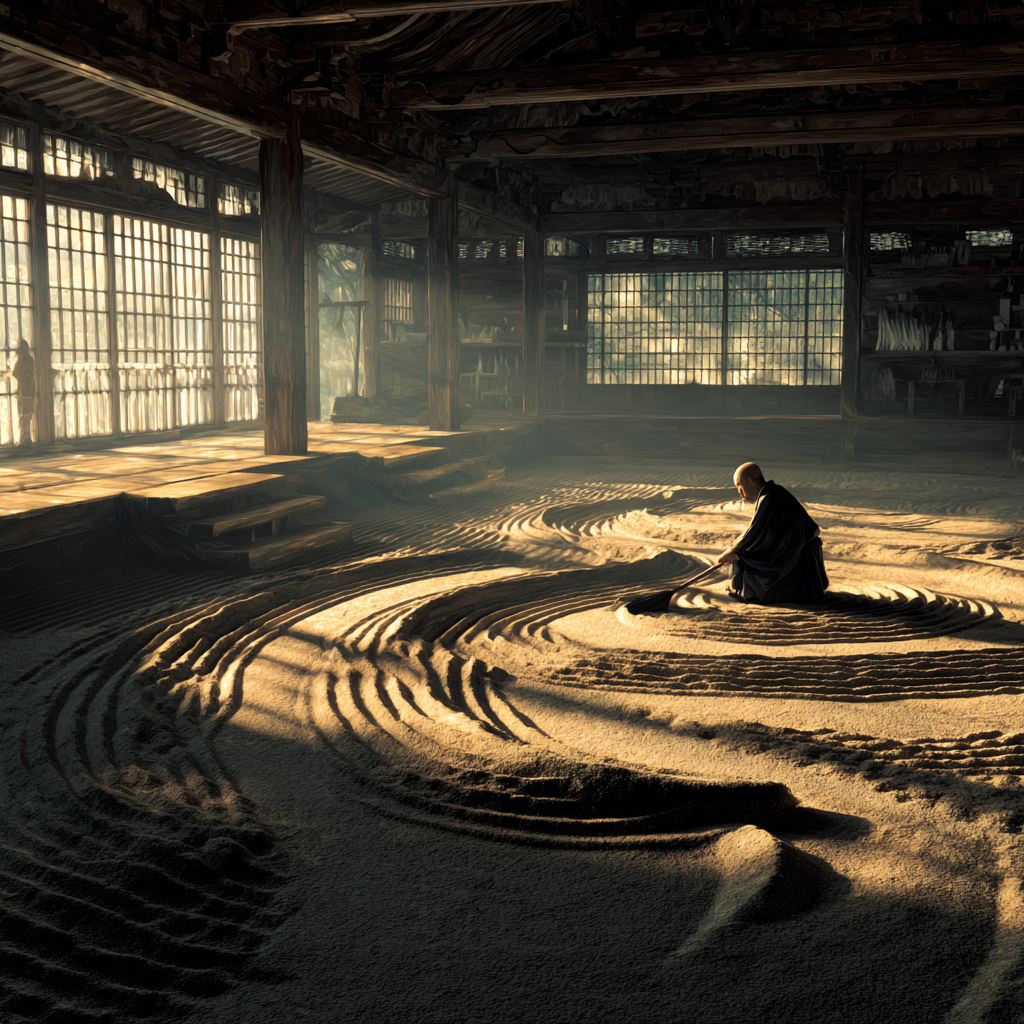 u4567179574_An_old_monk_sweeping_a_vast_sand_garden_inside_a__0f319de3-e7a6-440d-83a0-b02480d774db_3.png
