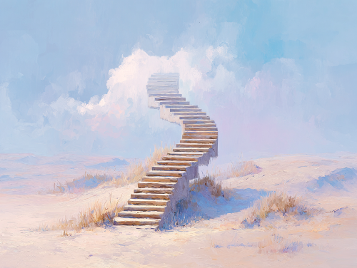 kayjagga_56229_urreal_staircase_looping_infinitely_in_a_dry_d_ec8b7c02-ecb2-48e7-bb8b-9649d1f8d416_3.png