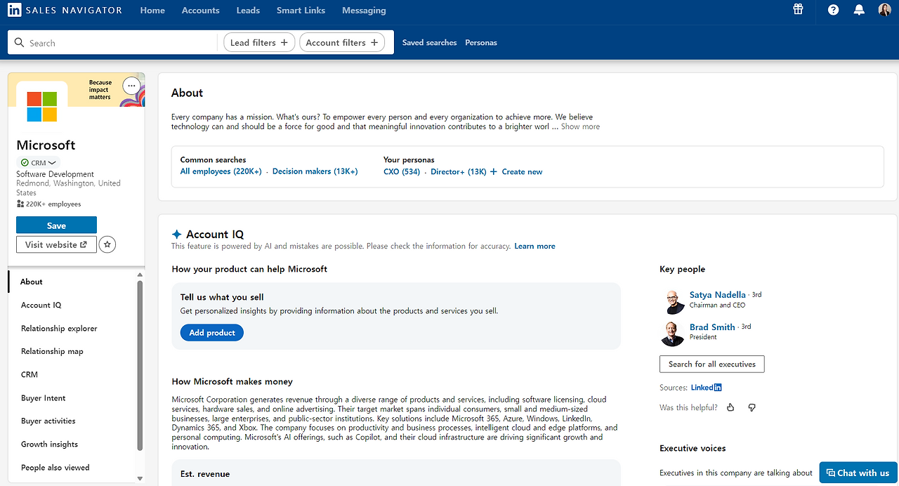 Linkedin Sales Navigator 관심기업 AI분석.png