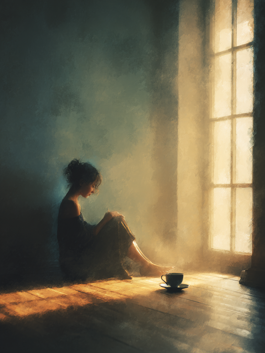 seonyoung0126_94980_A_woman_sitting_quietly_on_the_wooden_flo_66518df4-eccc-465e-b3f9-fe255c5ce6e5_0.png
