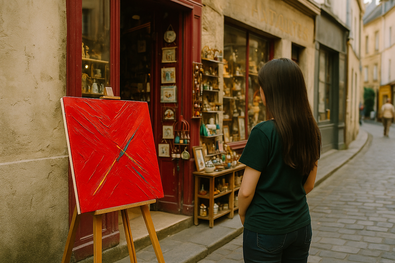 거리의 예술과 앤티크 가게.png