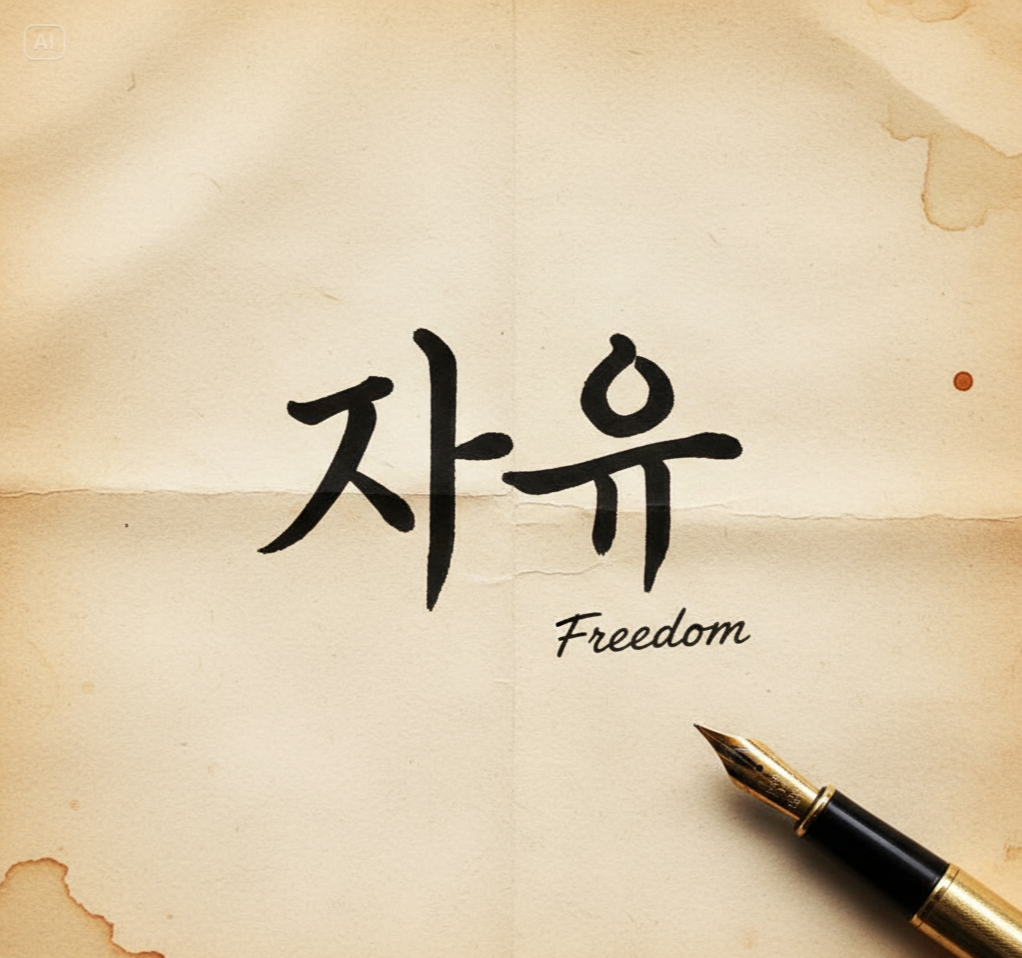 dreamina-2025-09-22-9479-'자유'라는 이름의 서명.png