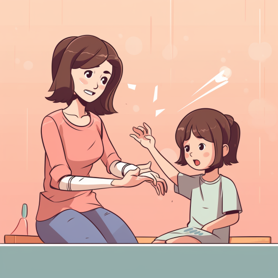 Girl_cuts_her_hand_on_paper_girls_mom_heals.png