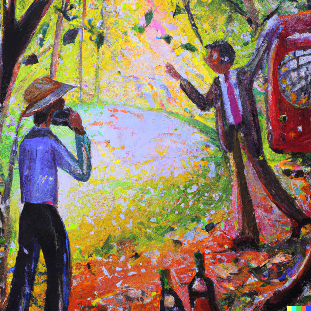 DALL·E 2023-05-29 10.54.15 - Paint an oil painting with the theme of technology and people, bright feeling, feeling like a friend.png