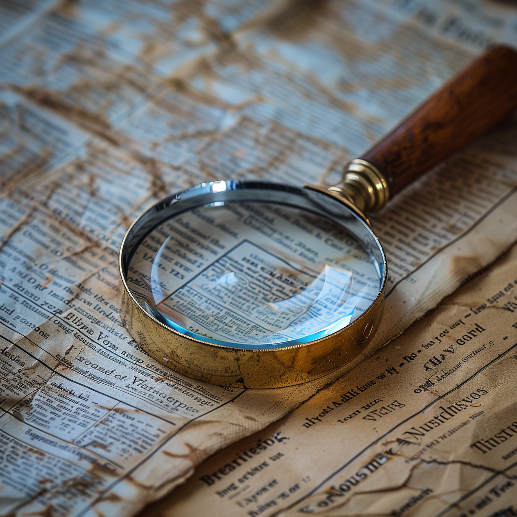 jejaksa_crew_Magnifying_Glass_and_Newspaper__meaningful_743b9242-de0f-4835-b260-40deaaffc7fa.png