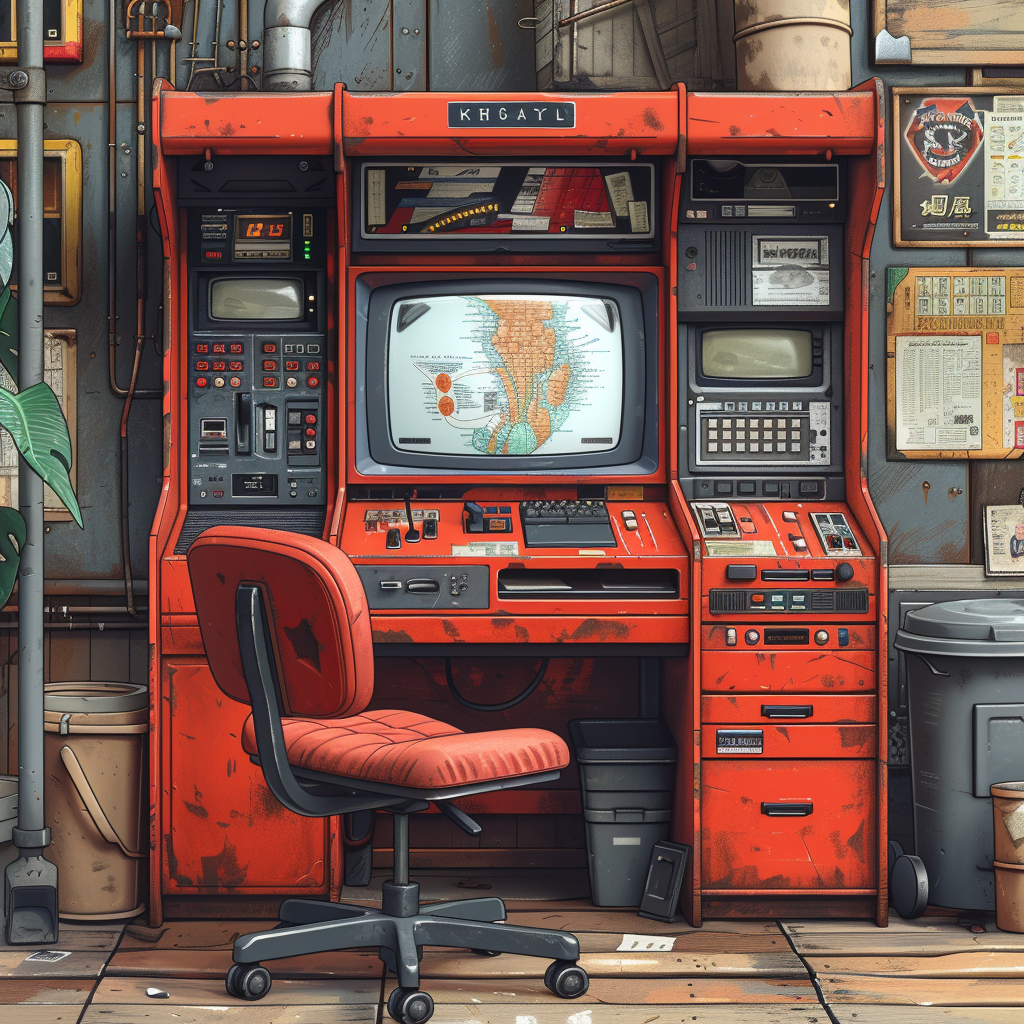 jejaksa_crew_desk_and_chair_NEOGEO_graphic_style._2b6e53ce-434b-4a4f-bf42-a246004f3f5d.png