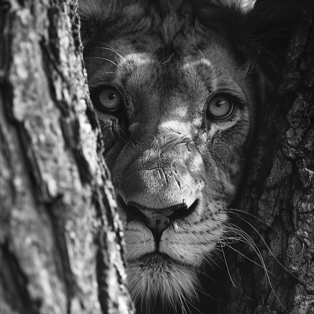 jejaksa_crew_Lion_behind_tree_3fb863b5-7931-4e6f-828f-424e2ef1e308.png