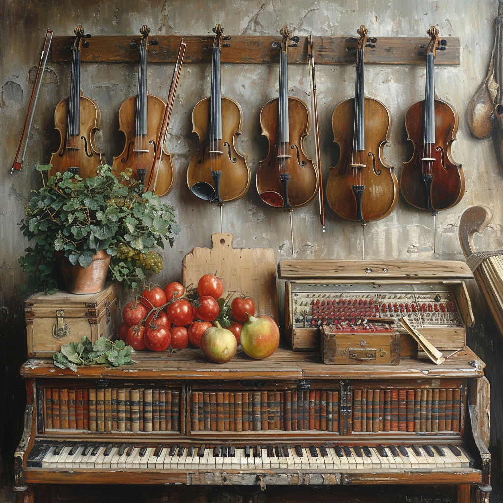 jejaksa_crew_music_instrument_still_life_strongly_expressed_STY_3c631179-cc7c-45f1-851d-b6eee16c1991.png