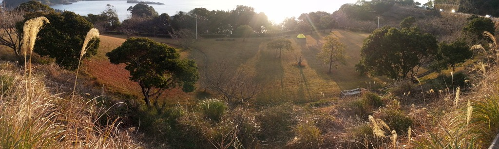 16일째(사가 공원 텐트).png