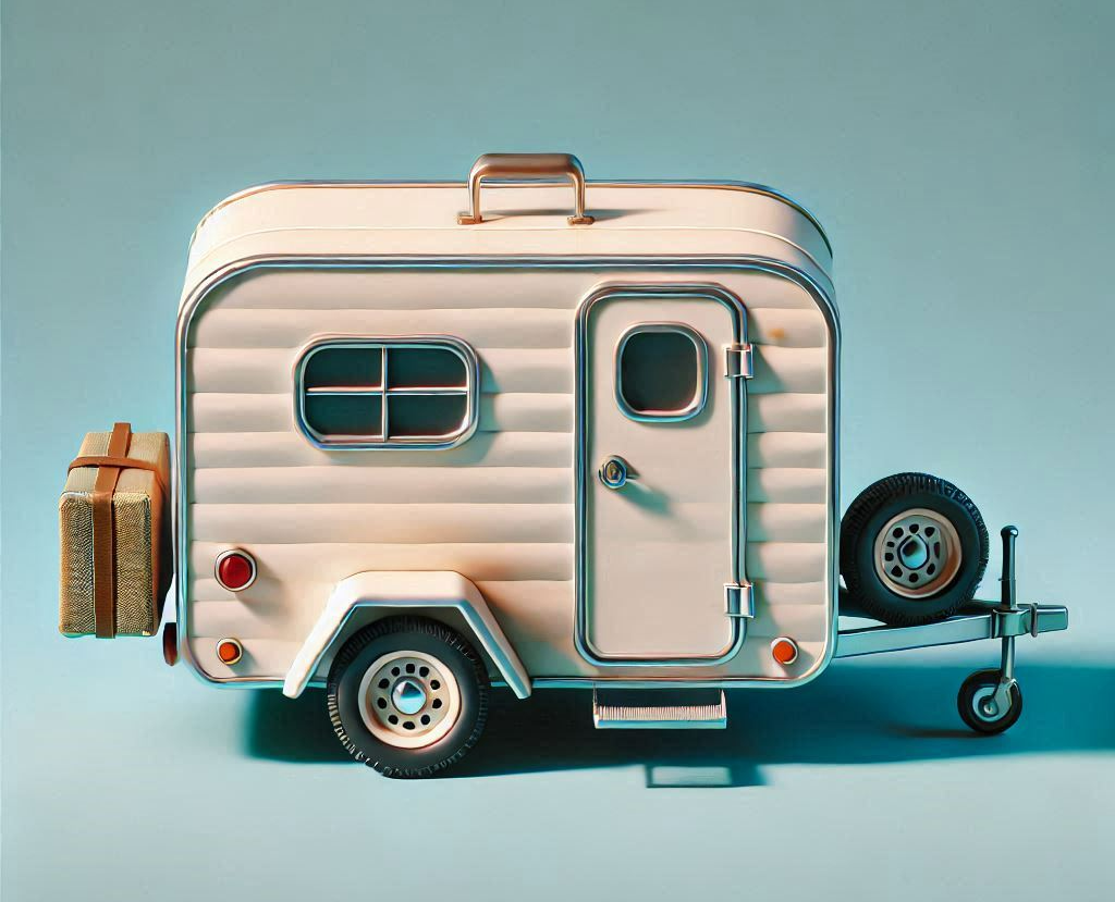 소형 트레일러, solid color 배경, 짐칸만 있는.png