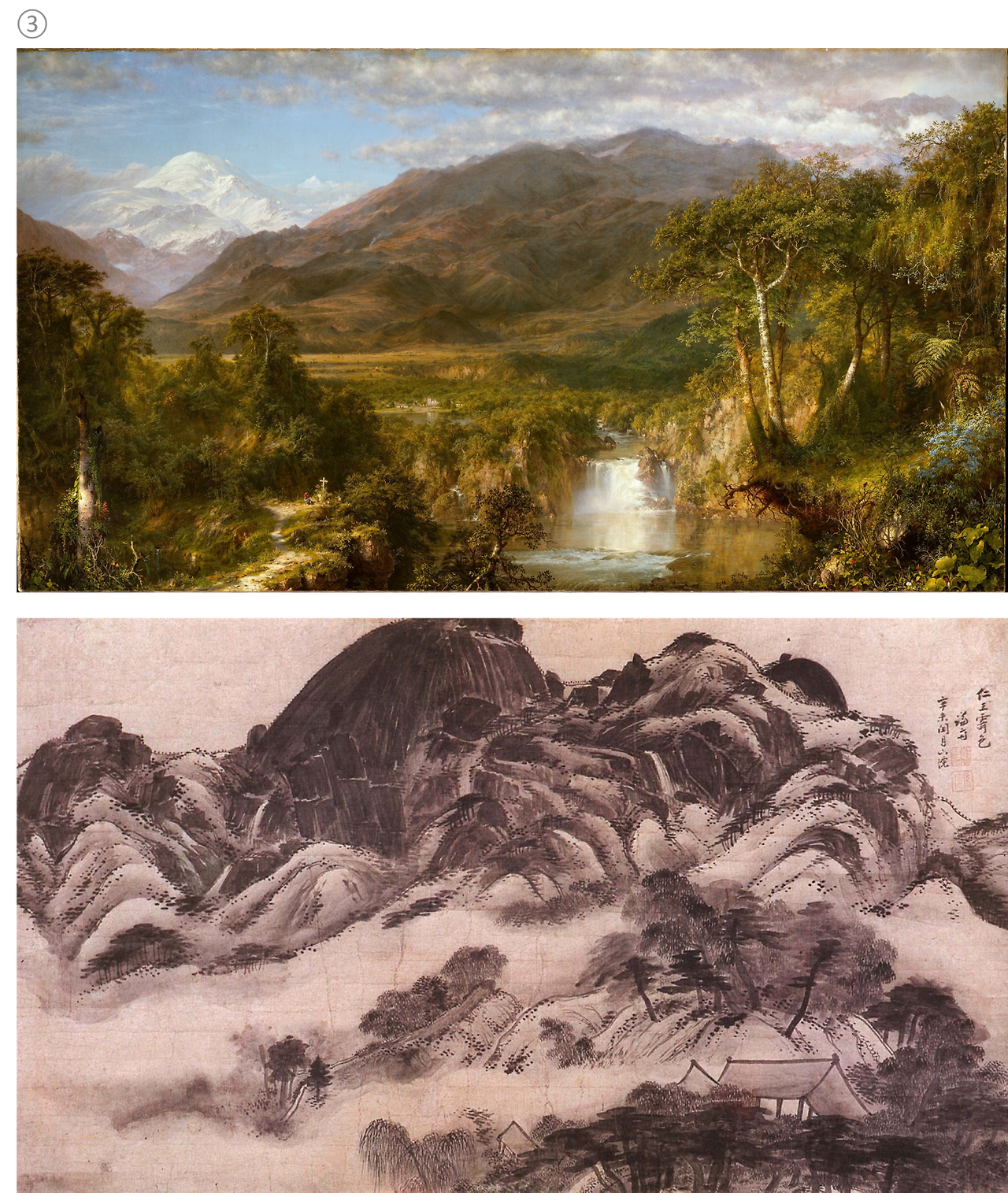 (7) 3_3 The Heart of the Andes, 인왕제색도.png