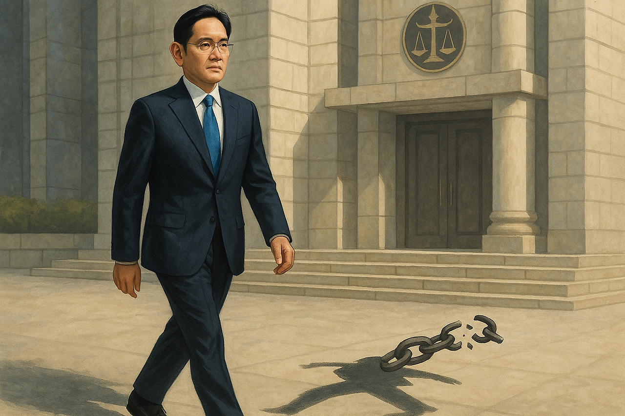 법원 밖을 나서는 이재용.png