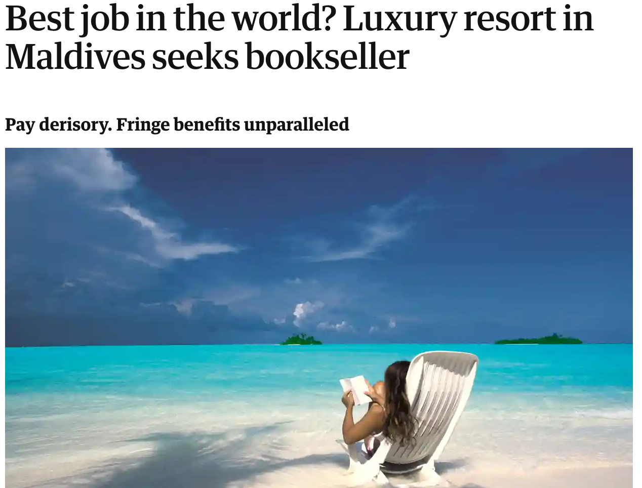 Best job in the world  Luxury resort in Maldives seeks bookseller   Books   The Guardian.png