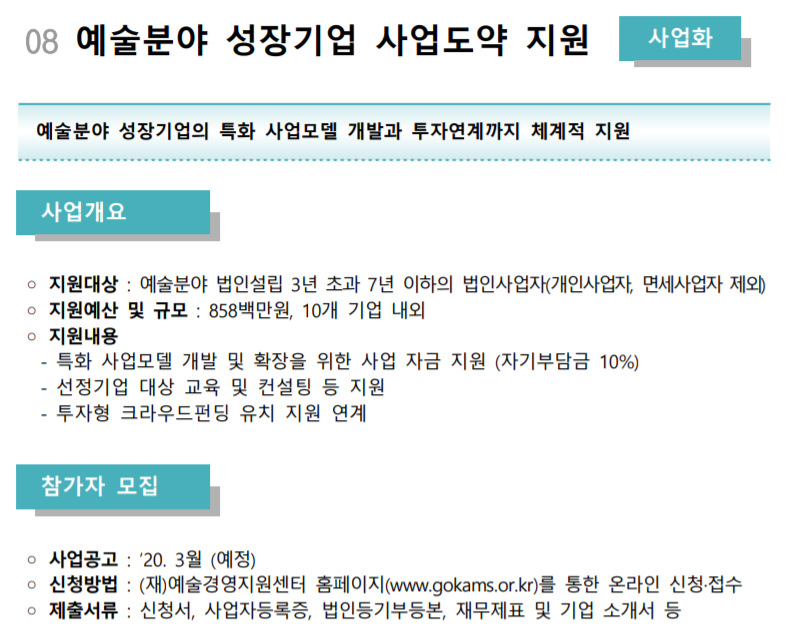 예술분야 성장기업 사업도약 지원.png